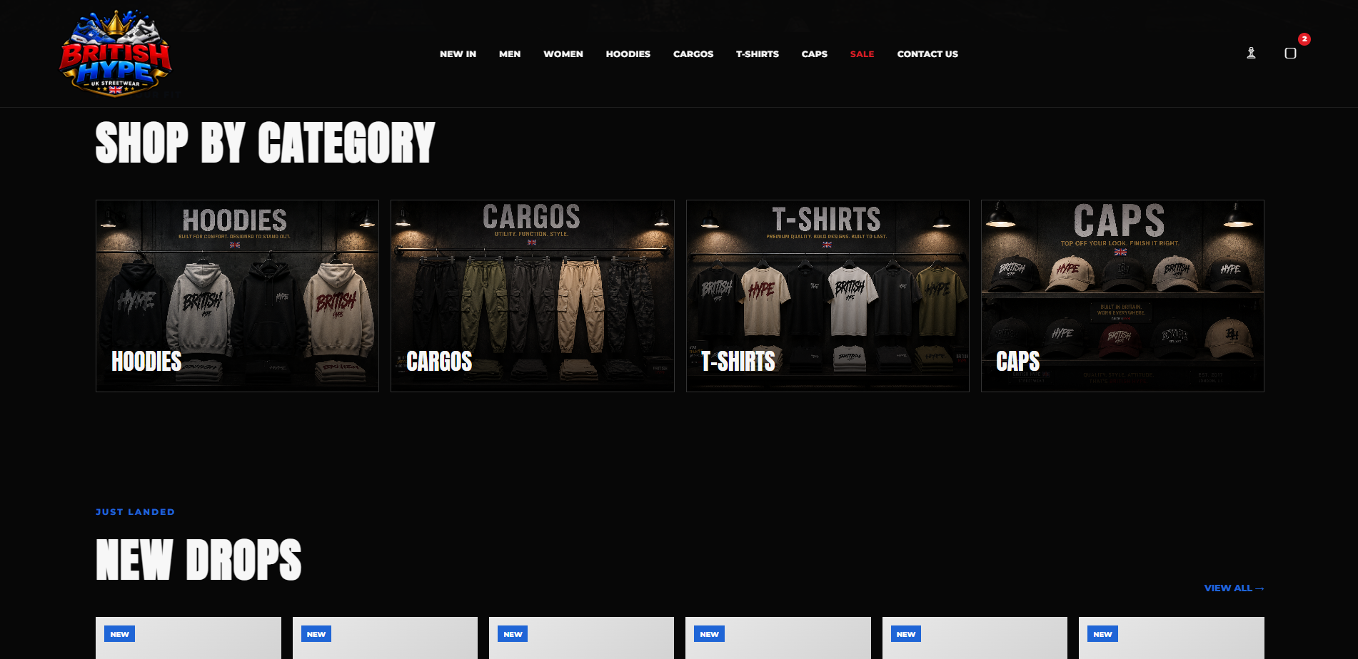 British Hype website