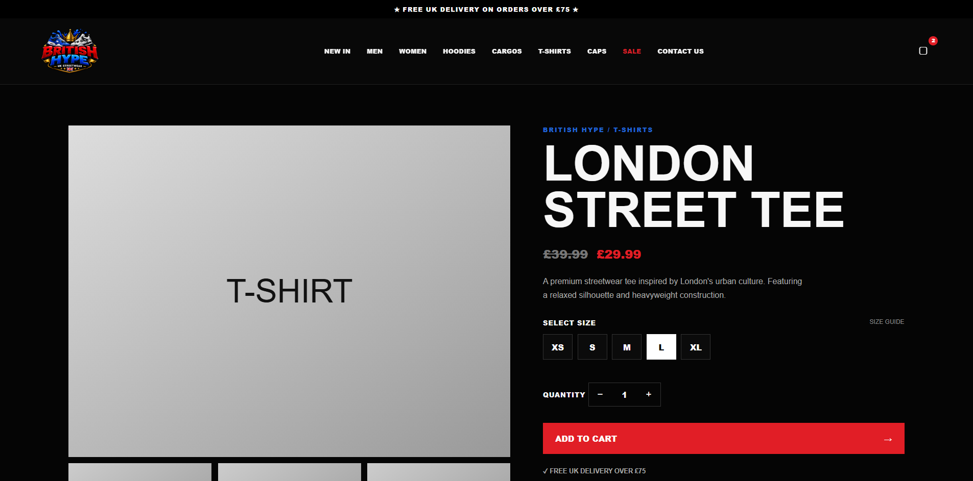 British Hype website