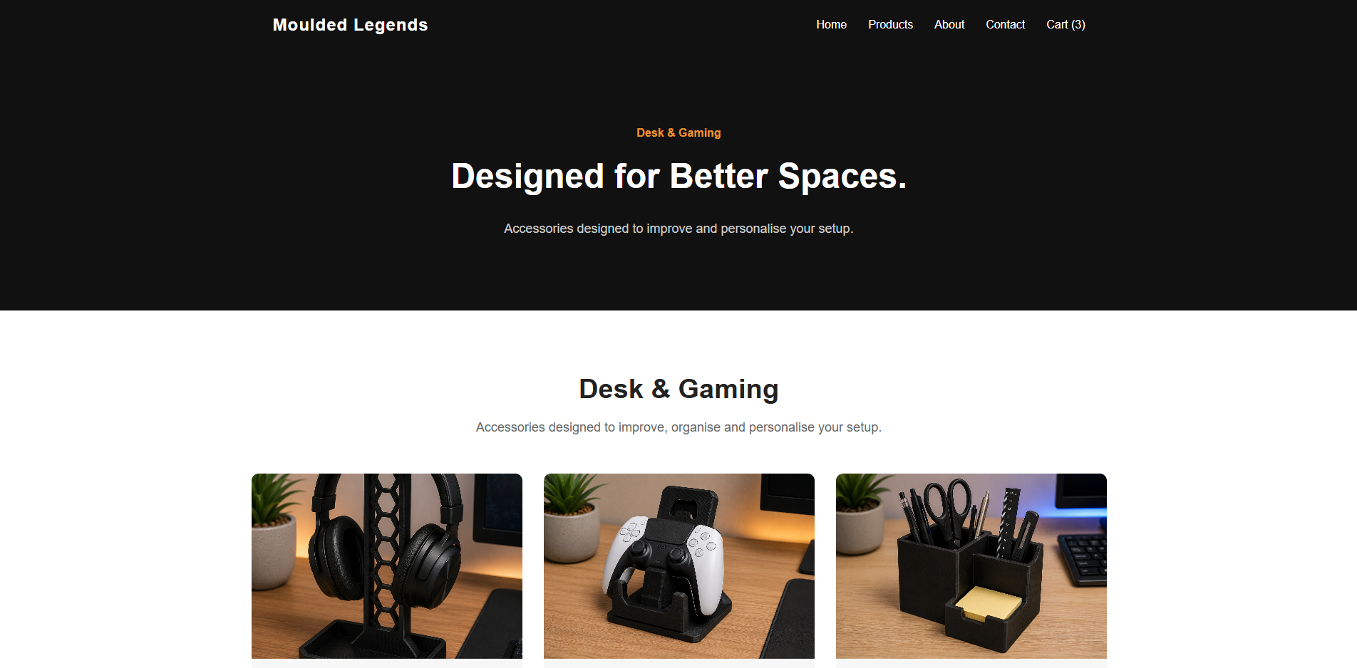 Moulded Legends product page